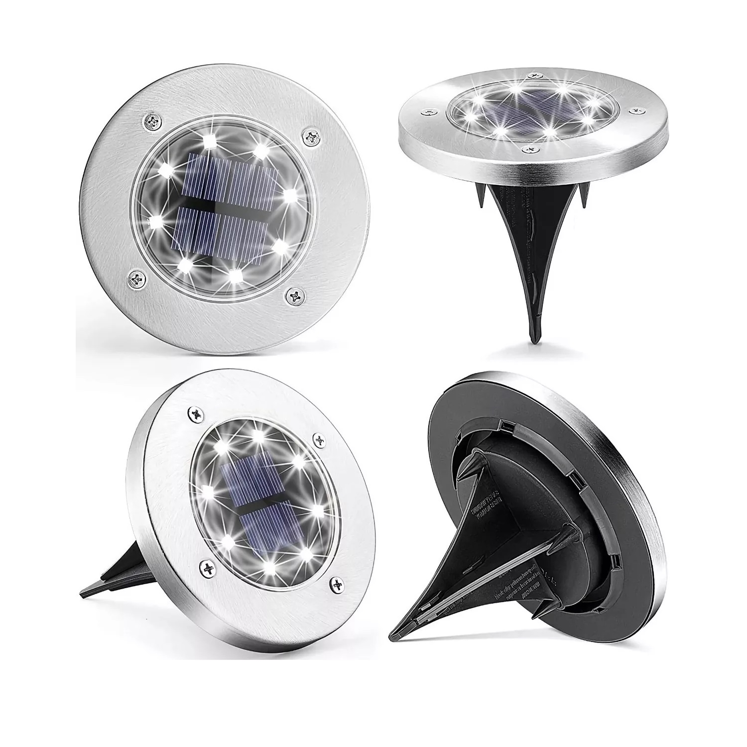 Foto 2 pulgar | Paquete De Luces Led Solares X4 Con Estaca De Jardín Para Jardín Exterior - Venta Internacional.