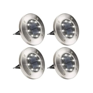Foto 1 | Luz Led Solar X4 Con Estaca Exterior Para Jardín - Venta Internacional.