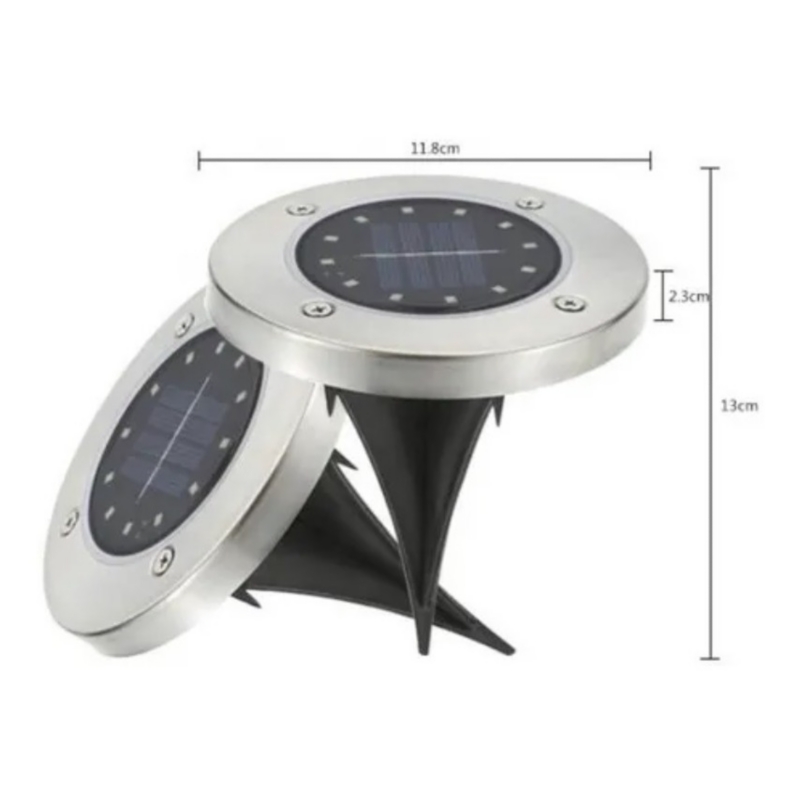 Foto 3 pulgar | Luz Led Solar X4 Con Estaca Exterior Para Jardín - Venta Internacional.