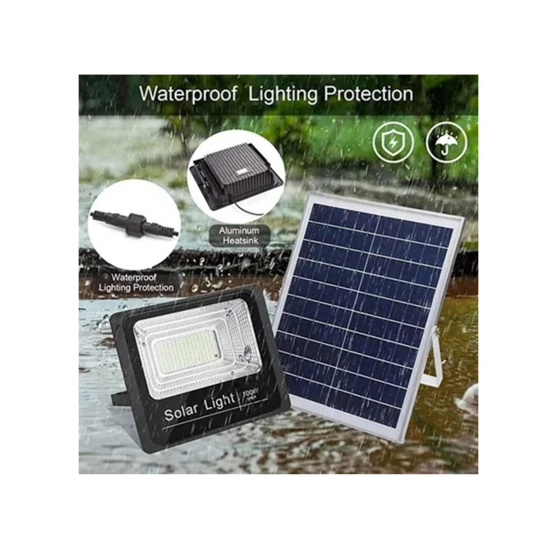 Foto 4 pulgar | Lámpara Solar 120 Led 100 W Con Panel Solar Y Control Remoto - Venta Internacional.