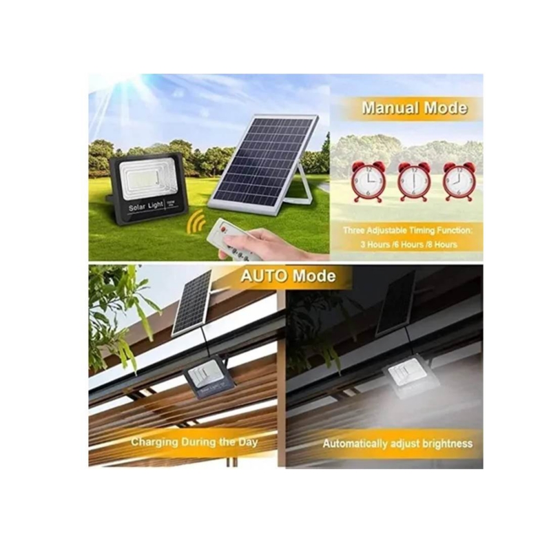 Foto 4 | Lámpara Solar 120 Led 100 W Con Panel Solar Y Control Remoto - Venta Internacional.