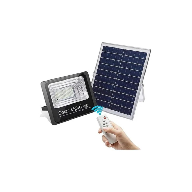Foto 2 pulgar | Lámpara Solar De 100 W Y 120 Led Con Control Remoto Y Panel - Venta Internacional.