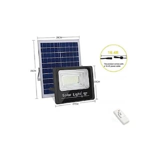 Foto 3 | Lámpara Solar De 100 W Y 120 Led Con Control Remoto Y Panel - Venta Internacional.