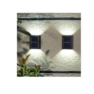 Foto 5 | Paquete De Pared Led Solar Para Exteriores Con 3 Unidades De Luz Cálida - Venta Internacional.