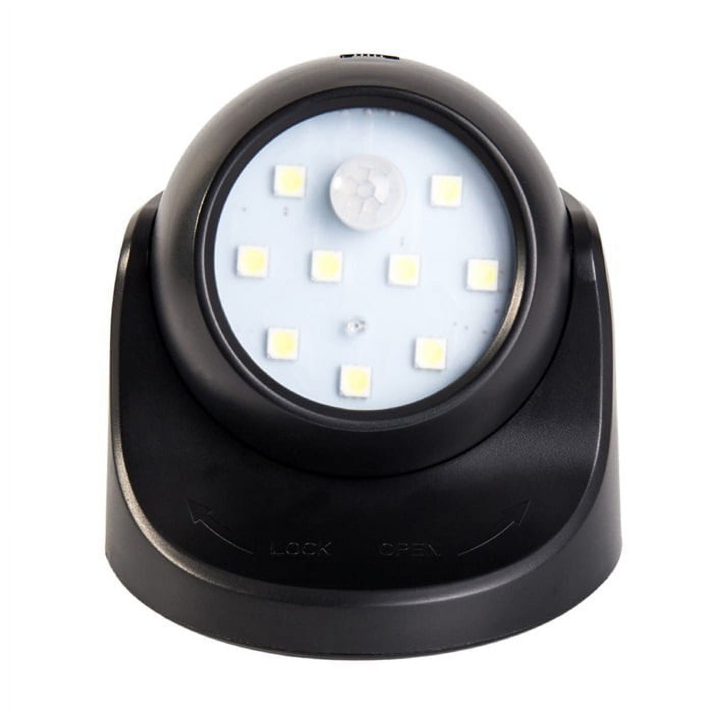 Foto 2 pulgar | Luz Nocturna Con Sensor De 360°, Led, Seguridad Exterior, Color Negro - Venta Internacional.