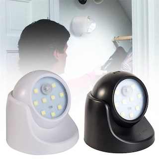 Foto 4 | Luz Nocturna Con Sensor De 360°, Led, Seguridad Exterior, Color Negro - Venta Internacional.