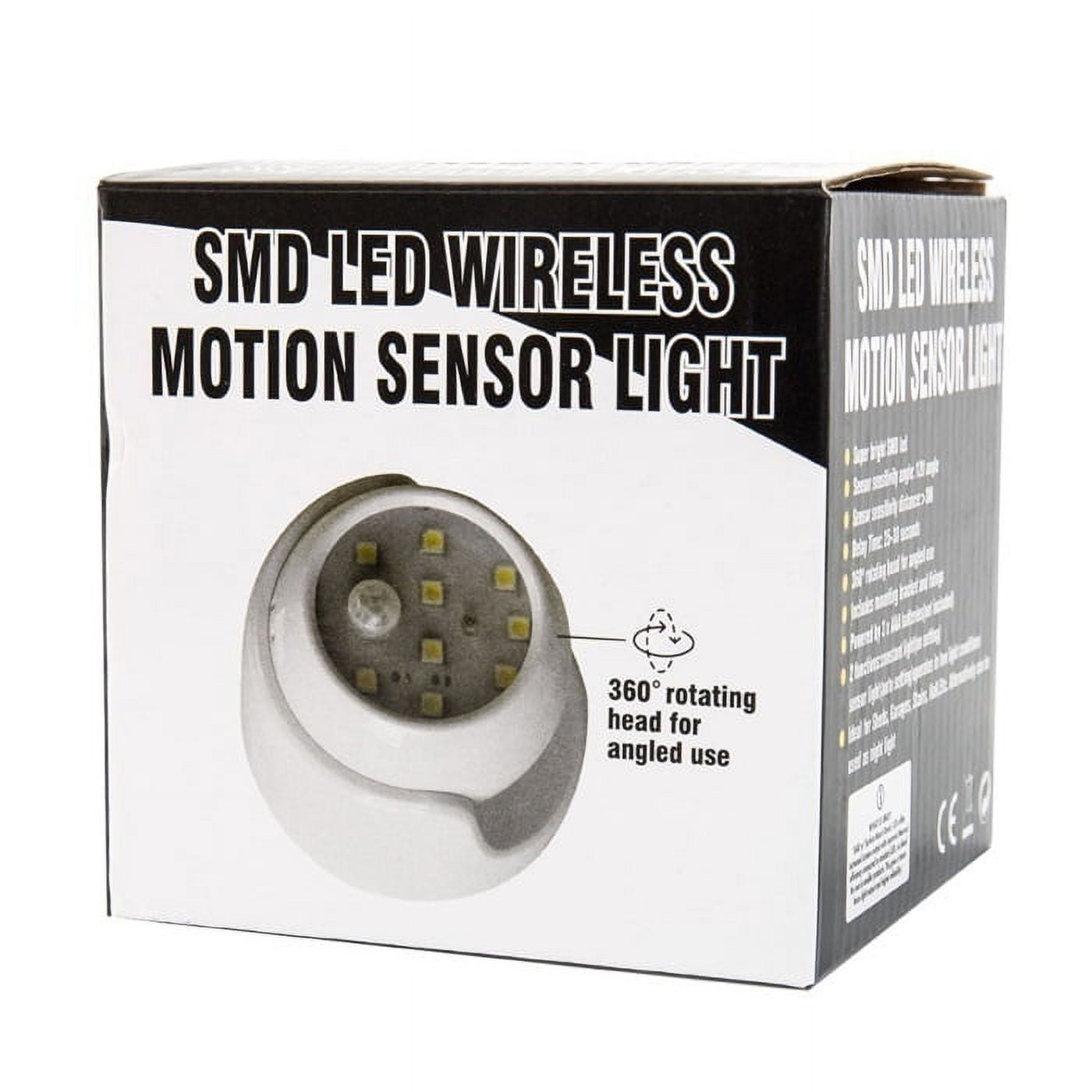 Foto 7 pulgar | Luz Nocturna Con Sensor De 360°, Led, Seguridad Exterior, Color Negro - Venta Internacional.