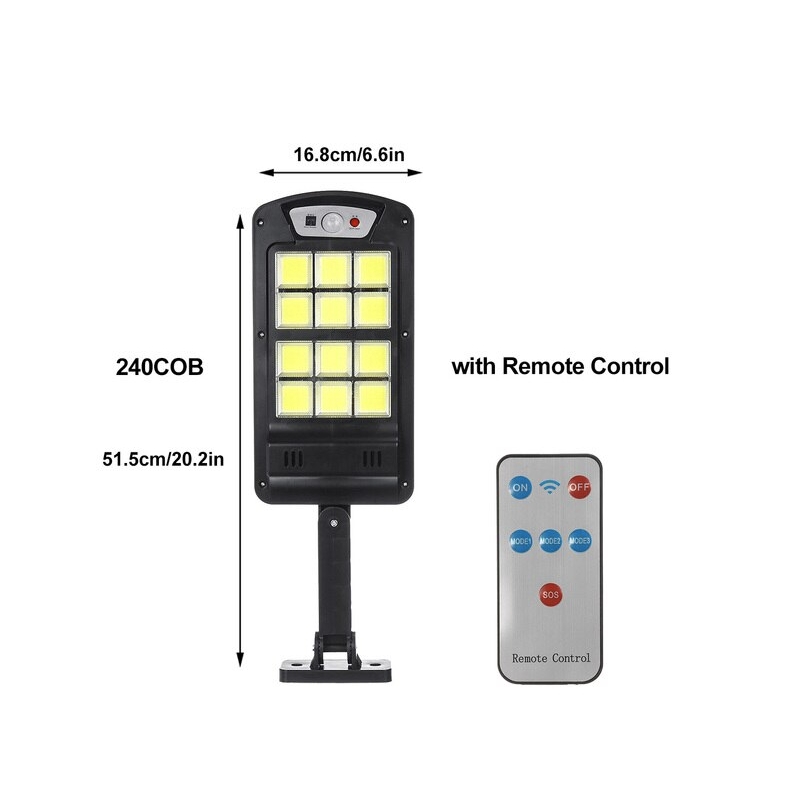 Foto 2 pulgar | Luz De Calle Led Solar Impermeable Al Aire Libre 240cob - Venta Internacional.