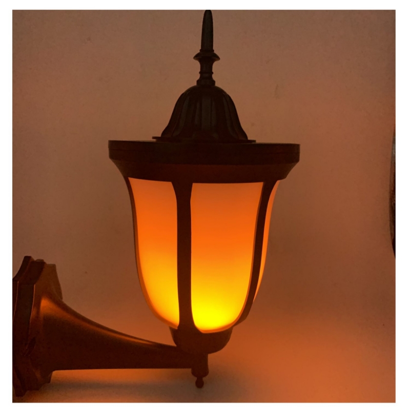 Foto 6 | Paquete De Luces Led Con Forma De Antorcha Solar Para Pared (2 Unidades) - Venta Internacional.