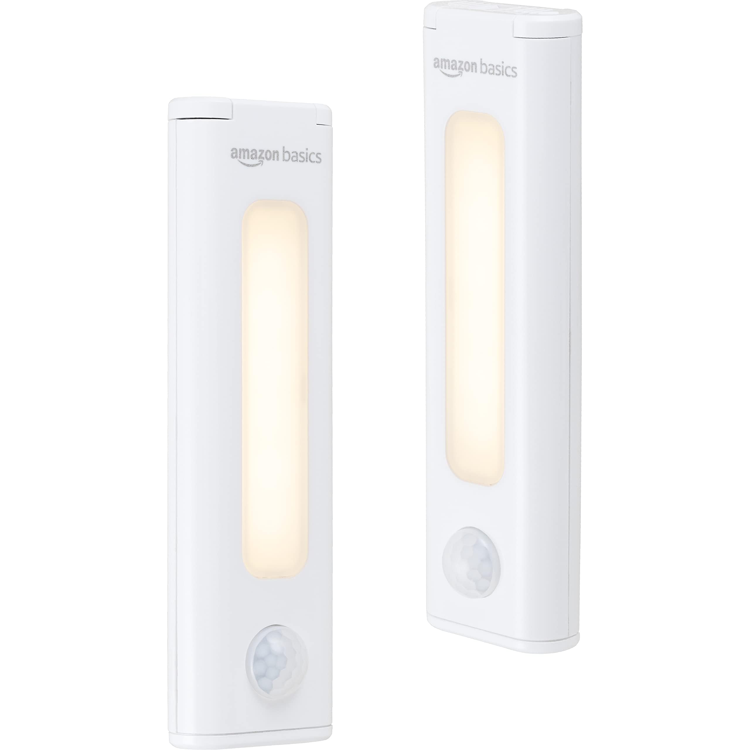 Foto 1 | Luces Led Adhesivas Con Sensor De Movimiento Amazon Basics, Paquete De 2 - Venta Internacional.