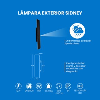 Foto 6 | Mil Luces Lampara Exterior Sidney