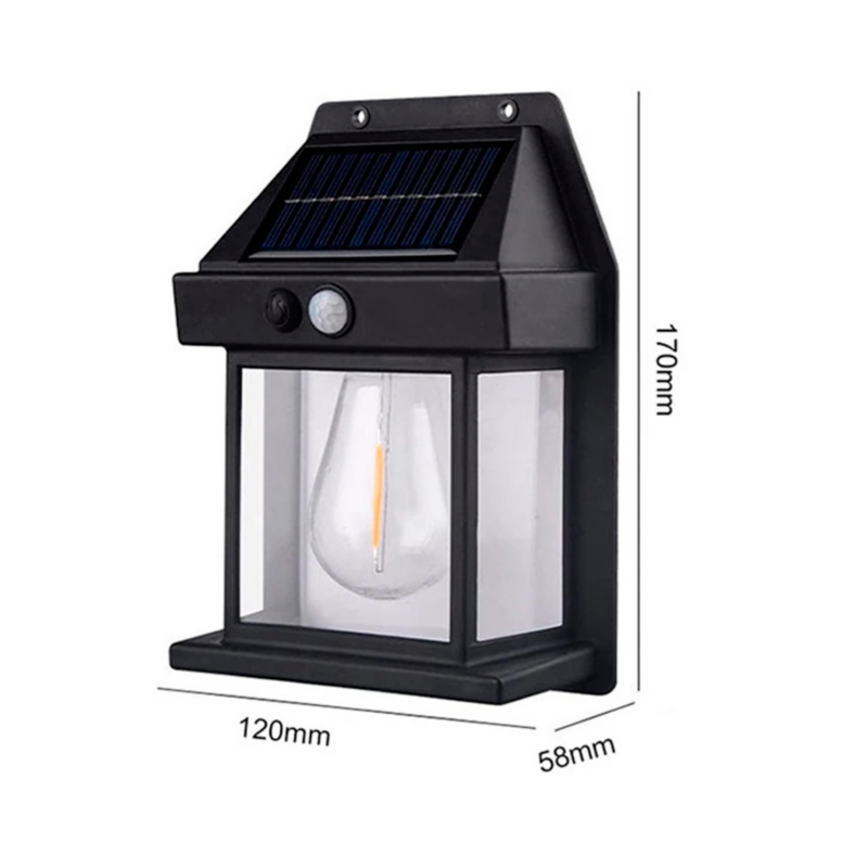 Foto 7 pulgar | Luz Solar Con Bombilla Y Sensor De Movimiento 600lm 1800mah - Venta Internacional.