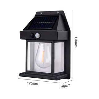 Foto 6 | Luz Solar Con Bombilla Y Sensor De Movimiento 600lm 1800mah - Venta Internacional.