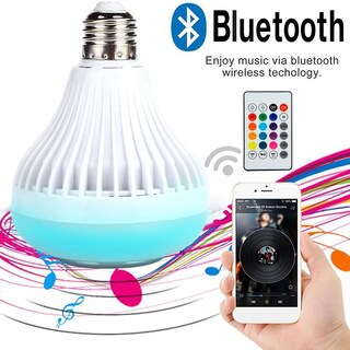 Foto 1 | Altavoz Bluetooth Con Bombilla Led Y Mando A Distancia - Venta Internacional.