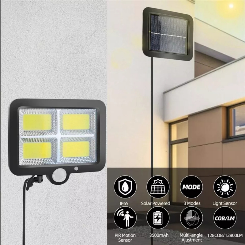 Foto 3 pulgar | Lámpara De Pared Solar Led Focus Para Exteriores Con Sensor De Movimiento - Venta Internacional.