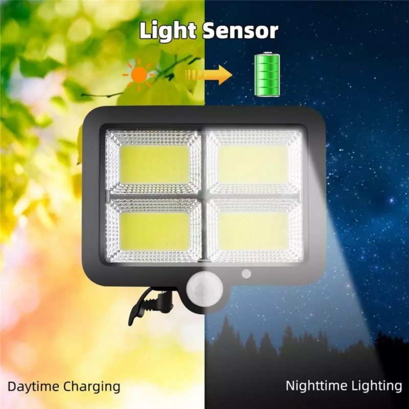 Foto 4 pulgar | Lámpara De Pared Solar Led Focus Para Exteriores Con Sensor De Movimiento - Venta Internacional.