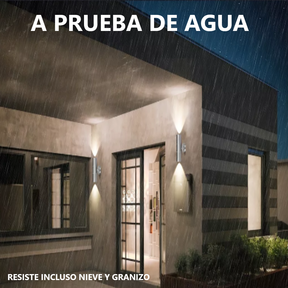 Foto 4 pulgar | Lámpara De Pared Acero Inoxidable 2 Spot Arbotante Exterior Eo Safe Imports Esi-19231 Plata