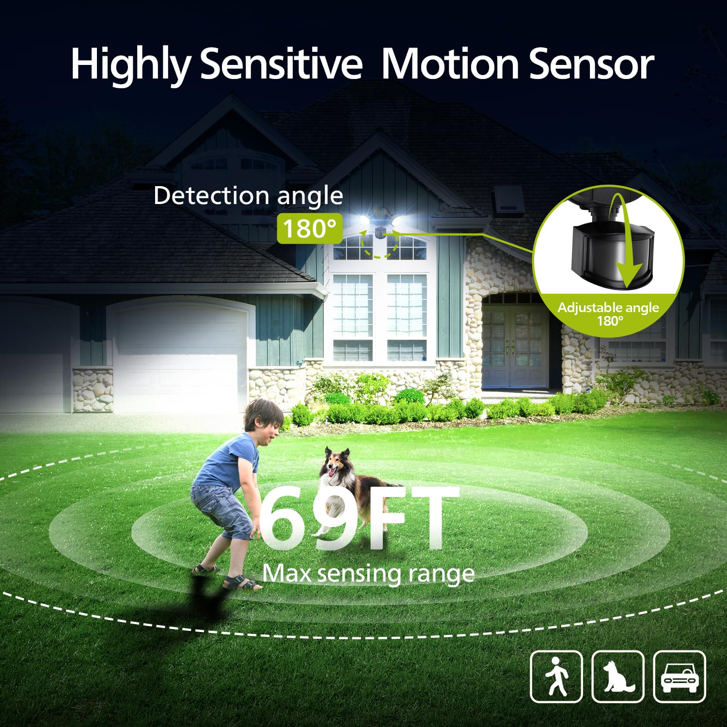 Foto 5 | Luz Led De Seguridad Philips 44w 4200lm Con Sensor De Movimiento Pir - Venta Internacional.