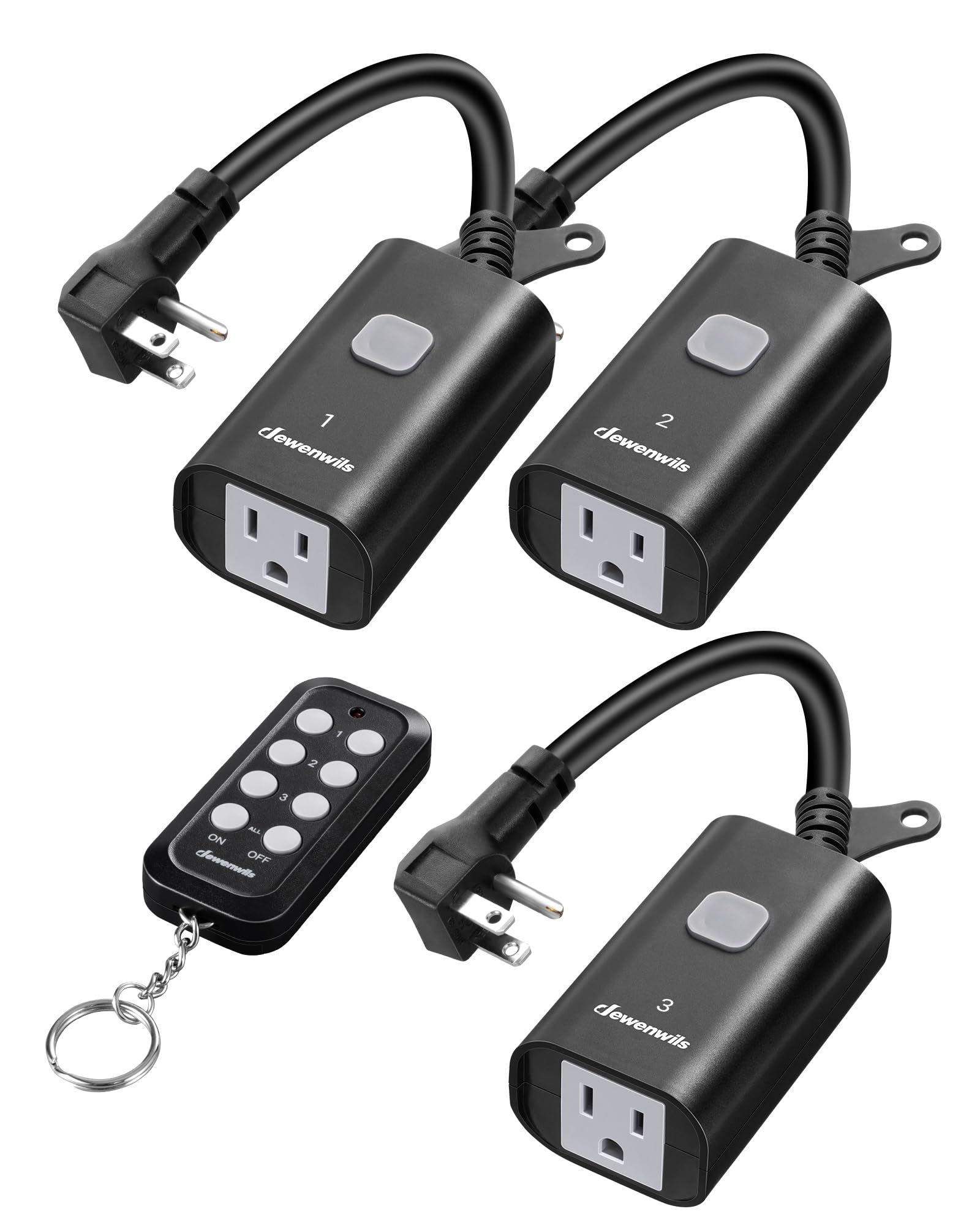 Foto 2 pulgar | Salida De Control Remoto Para Exteriores Dewenwils De 15 A, Rango De 100 Pies - Venta Internacional.