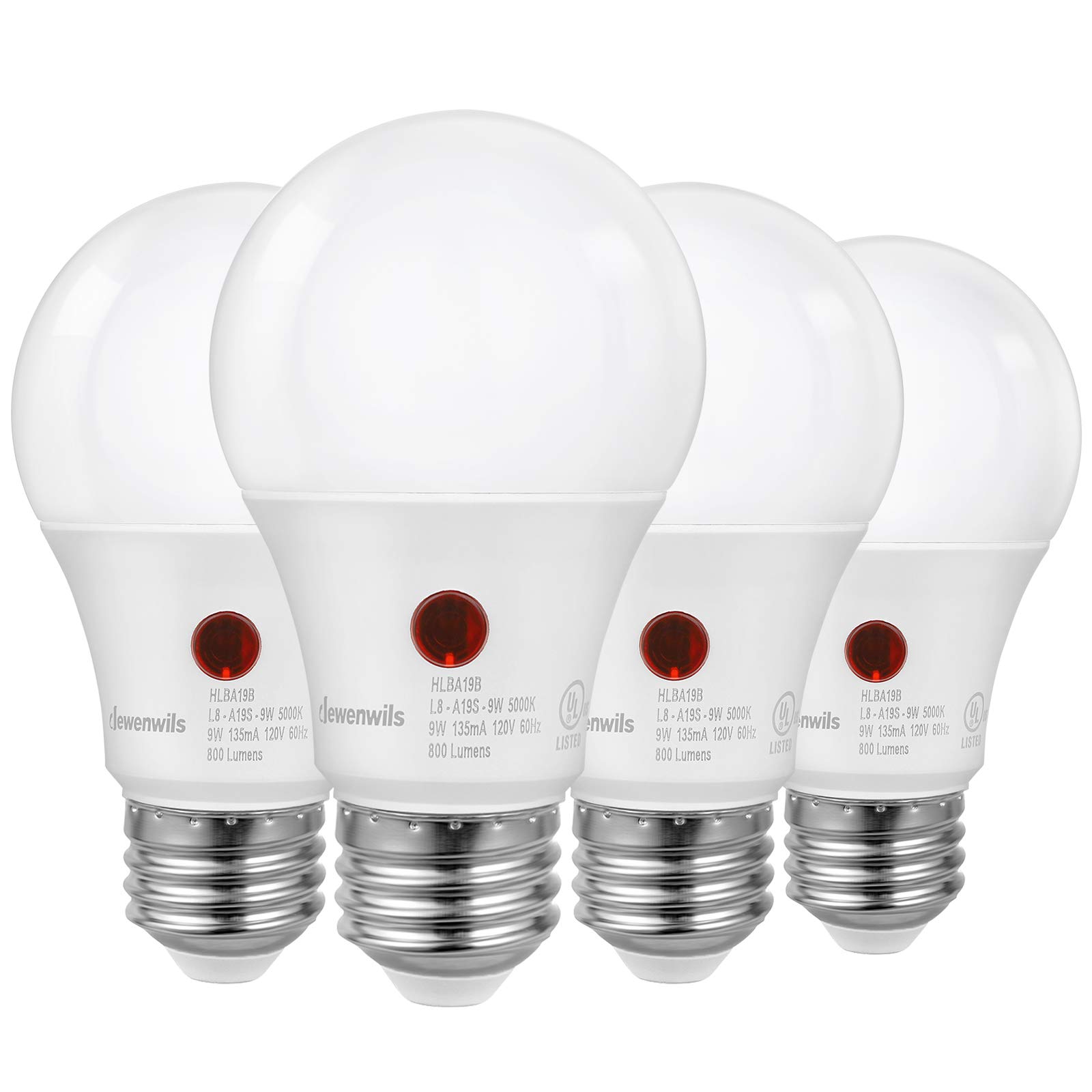 Bombillas Led Dewenwils A19 Del Anochecer Al Amanecer De 9 W (60 W) 5000 K 800 Lm - Venta Internacional.