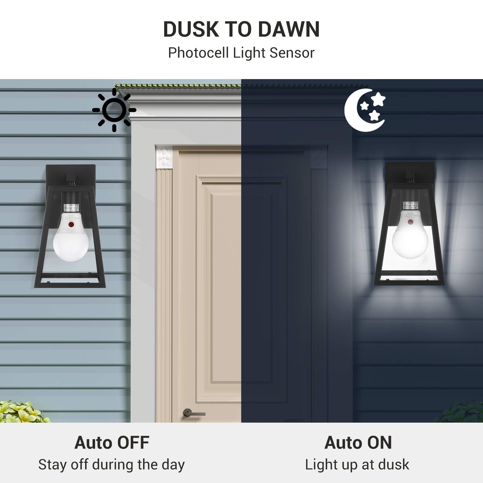 Foto 3 pulgar | Bombillas Led Dewenwils A19 Del Anochecer Al Amanecer De 9 W (60 W) 5000 K 800 Lm - Venta Internacional.