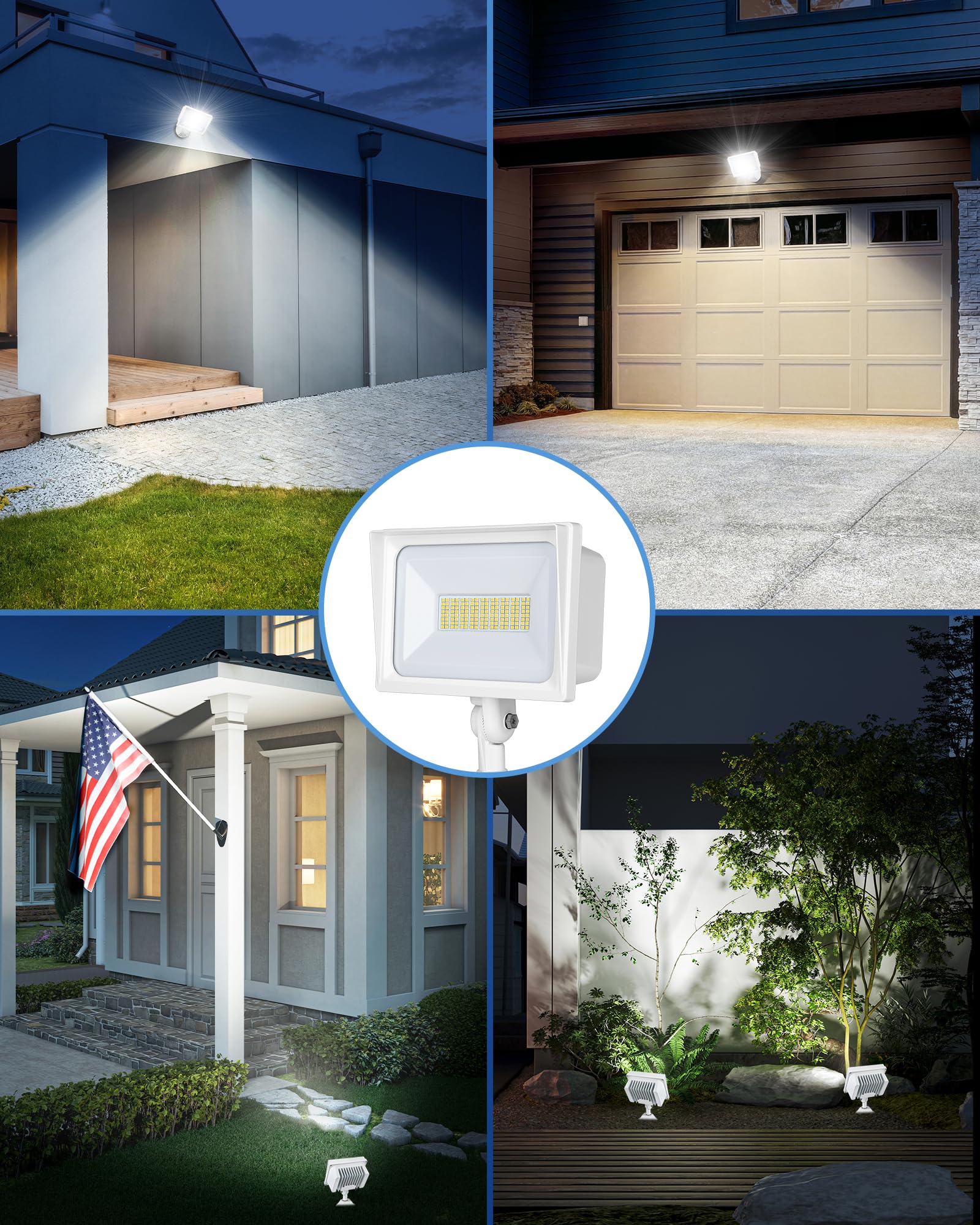 Foto 7 | Foco Led Dewenwils De 65 W, 6670 Lm, Superbrillante, Ip65, Blanco - Venta Internacional.