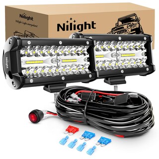 Foto 1 | Lámpara Led De Trabajo Nilight Zh303, 120 W, 6.5 Pulgadas, Spot & Flood, 2 Unidades - Venta Internacional.
