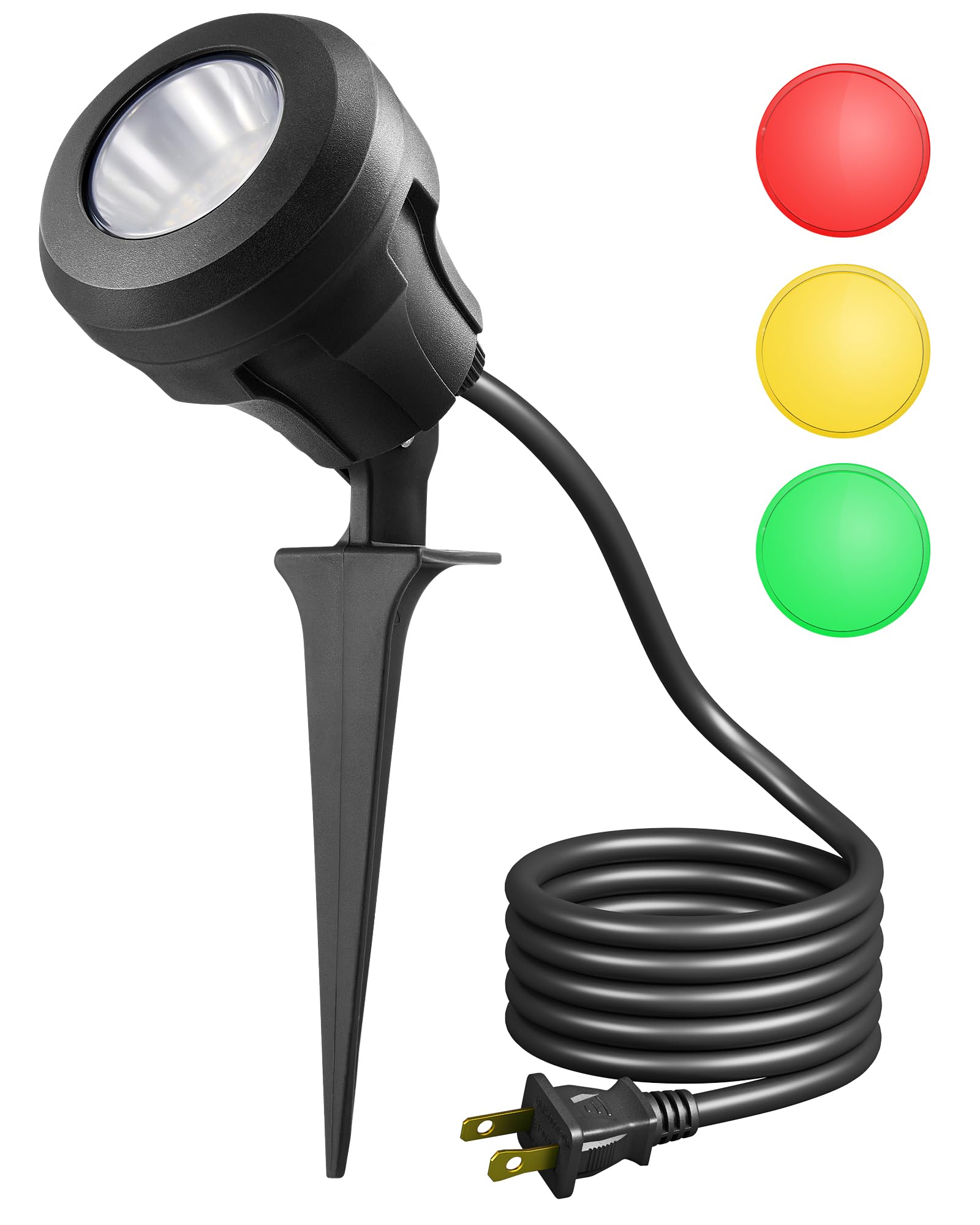 Foto 1 | Foco Exterior Dewenwils Led De 120 V, 4,8 W, 5000 K, Con 3 Lentes - Venta Internacional.