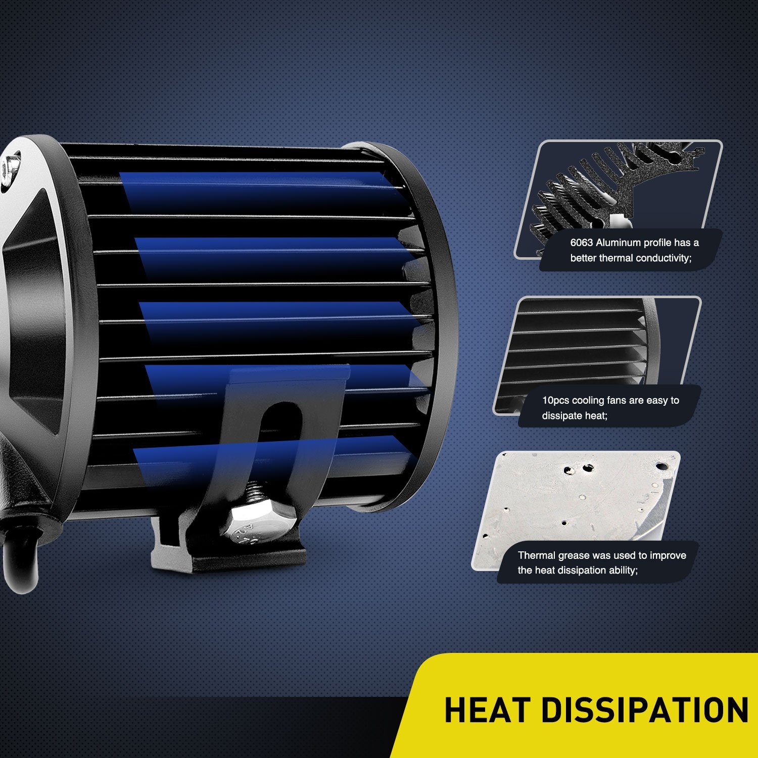 Foto 5 | Pods De Luz Led Nilight Flood Spot Combo X2 De 4 Pulgadas Y 60 W - Venta Internacional.