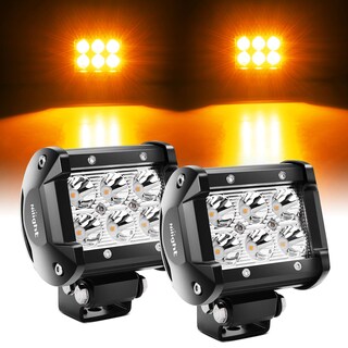 Foto 1 | Cápsulas De Luz Led Nilight, Haz Puntual Ámbar De 4 Pulgadas, 18 W, 2 Unidades - Venta Internacional.