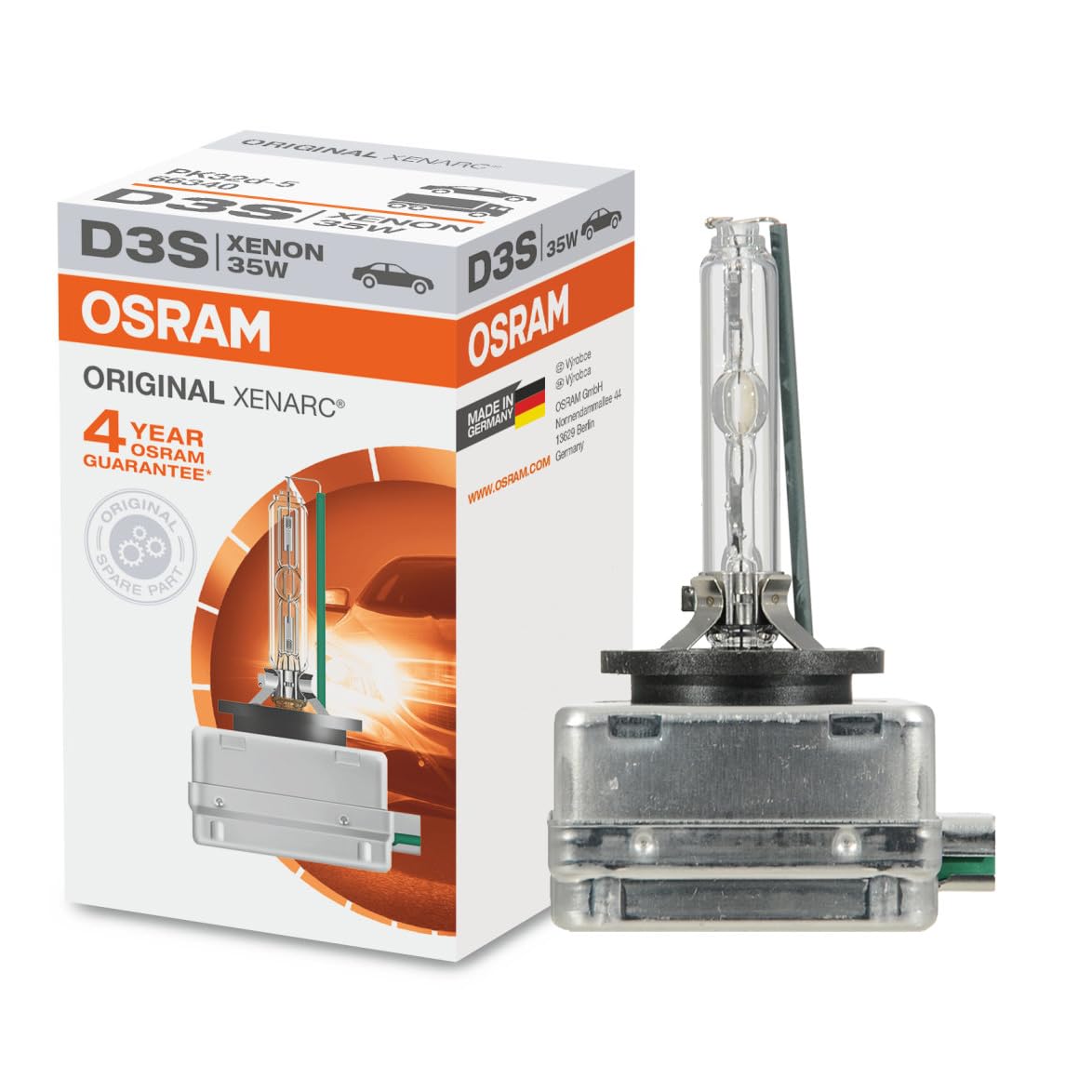 Foto 1 | Bombilla De Xenón Osram Xenarc 66340 35 W D3s 4600 K (1 Paquete) - Venta Internacional.