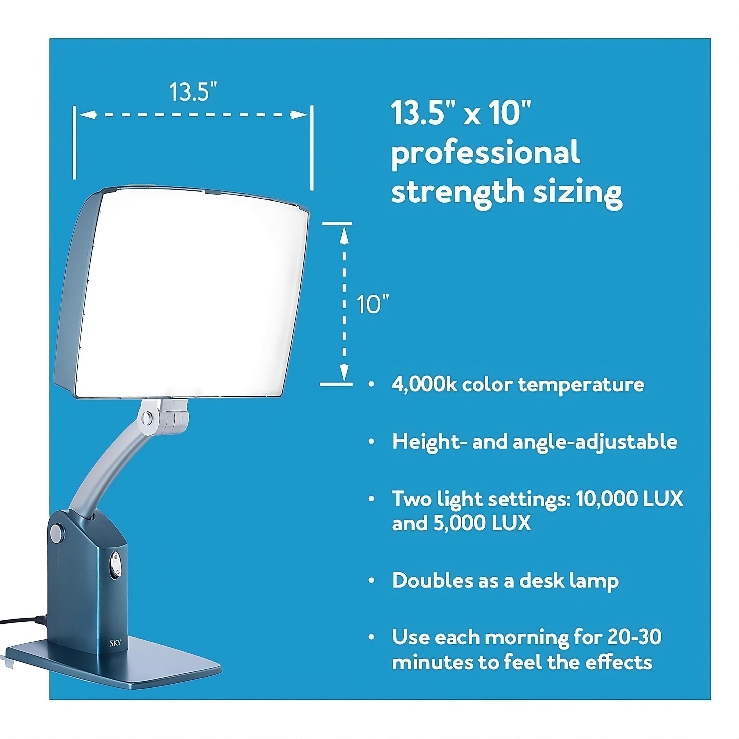 Foto 4 | Lámpara De Fototerapia Brillante Carex Day-light Sky 10.000 Lux - Venta Internacional.