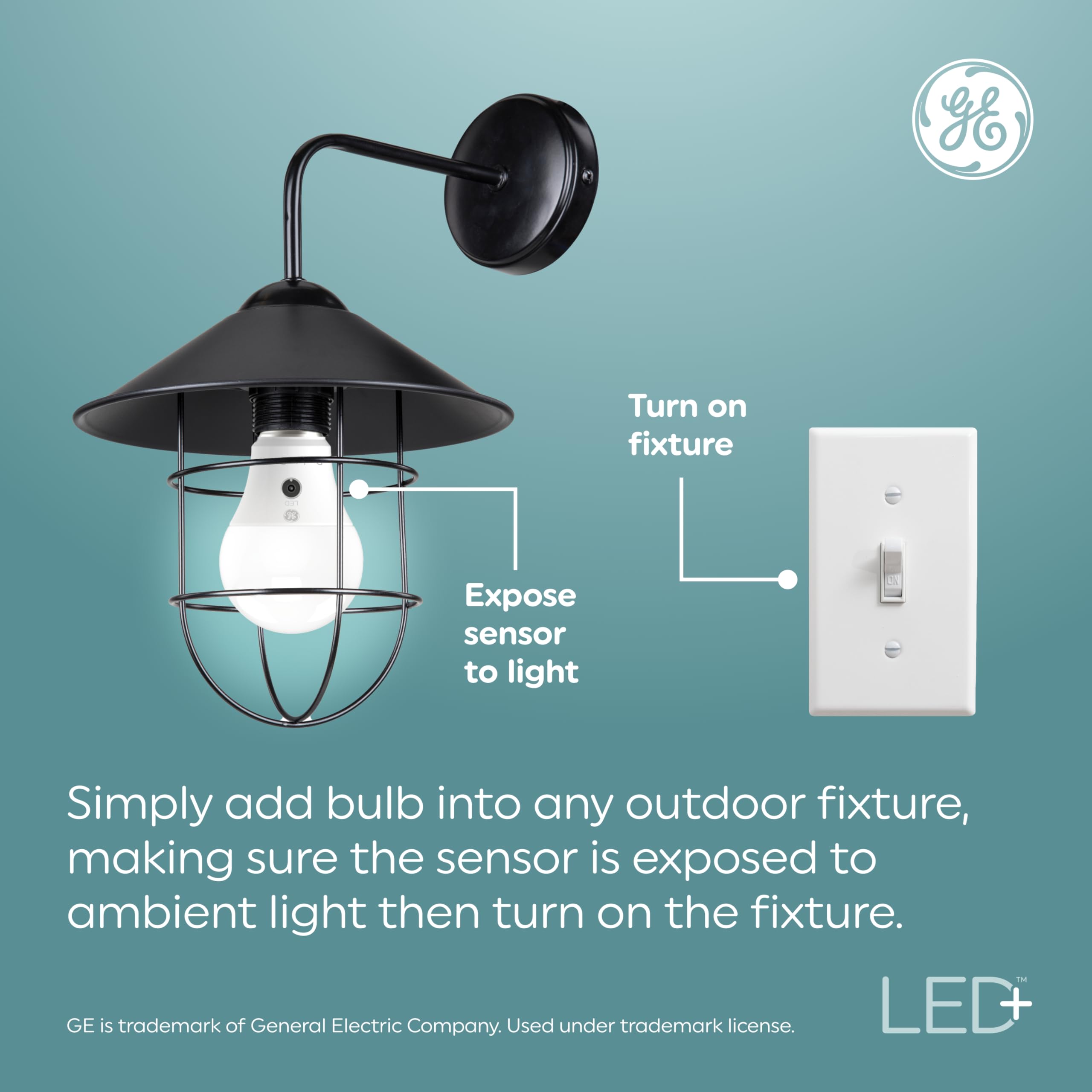 Foto 4 pulgar | Bombillas Led Ge Led+ A19 Del Anochecer Al Amanecer (paquete De 2) - Venta Internacional.