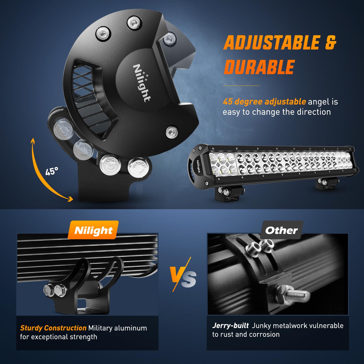 Foto 8 pulgar | Barra De Luces Nilight 60004c-a Led Spot Flood Combo De 108 W, 17 Pulgadas - Venta Internacional.