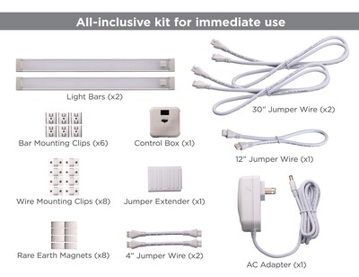 Foto 7 | Kit De Iluminación Led Para Debajo Del Armario Black+decker Leduc12-2dk - Venta Internacional.