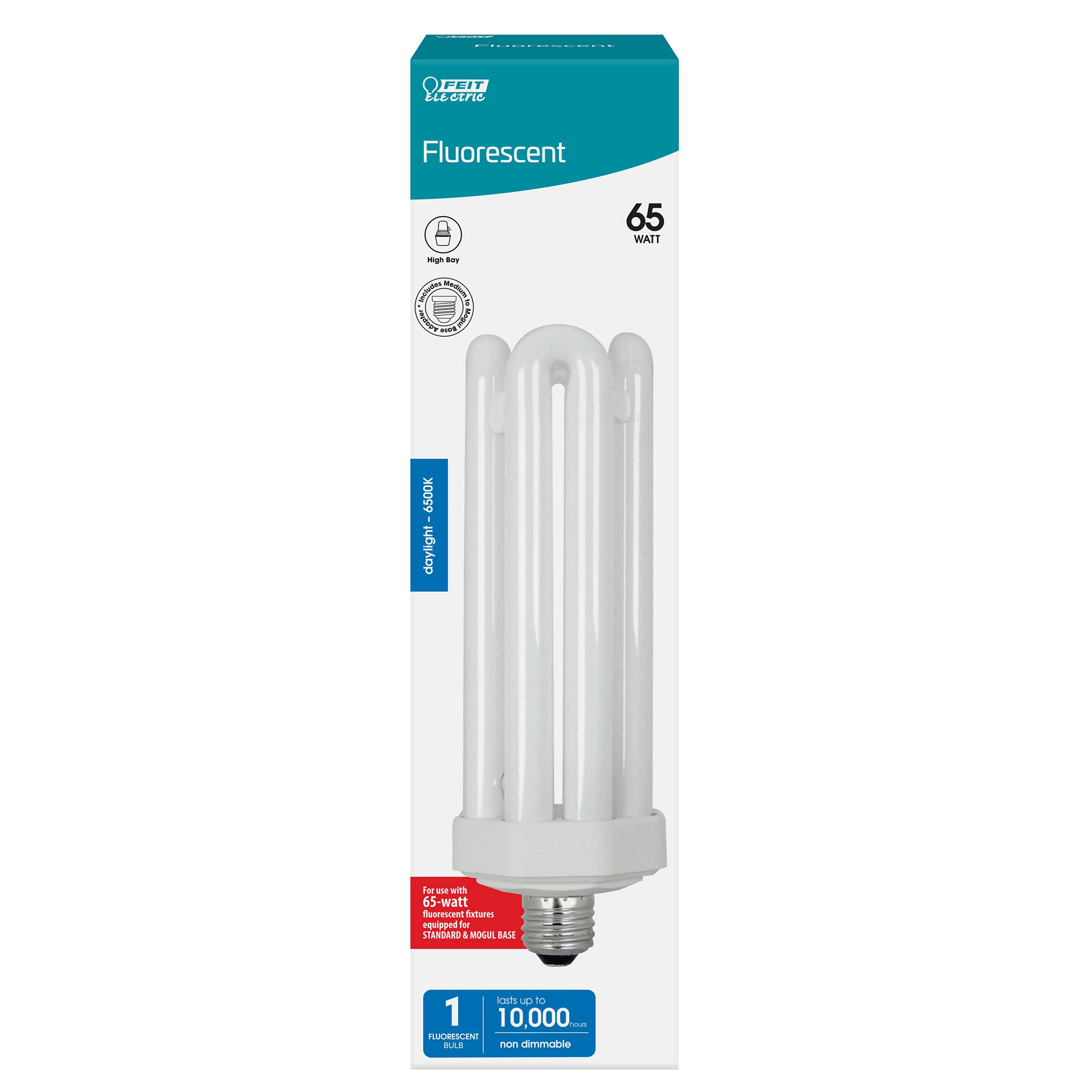 Foto 2 pulgar | Bombilla Cfl Feit Electric Plf65/65/g2, 65 W, 6500 K, Base E26 - Venta Internacional.