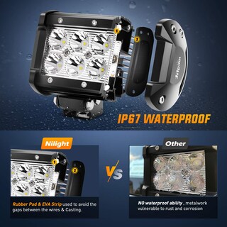 Foto 4 | Luces Led Pods Nilight Para Todo Terreno, 18 W, 1260 Lm, 2 Unidades - Venta Internacional.