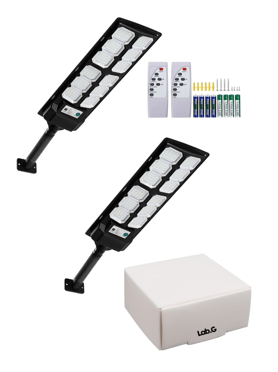 Foto 1 | Lámparas Luz Solar Exterior Para Jardín Luminaria Led 2 Pzs