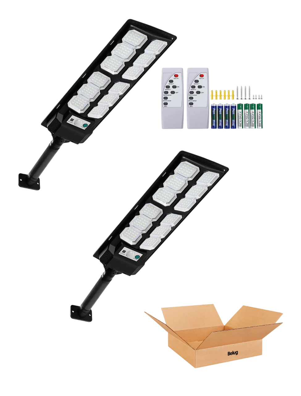 Foto 2 pulgar | Lámparas Luz Solar Exterior Para Jardín Luminaria Led 2 Pzs