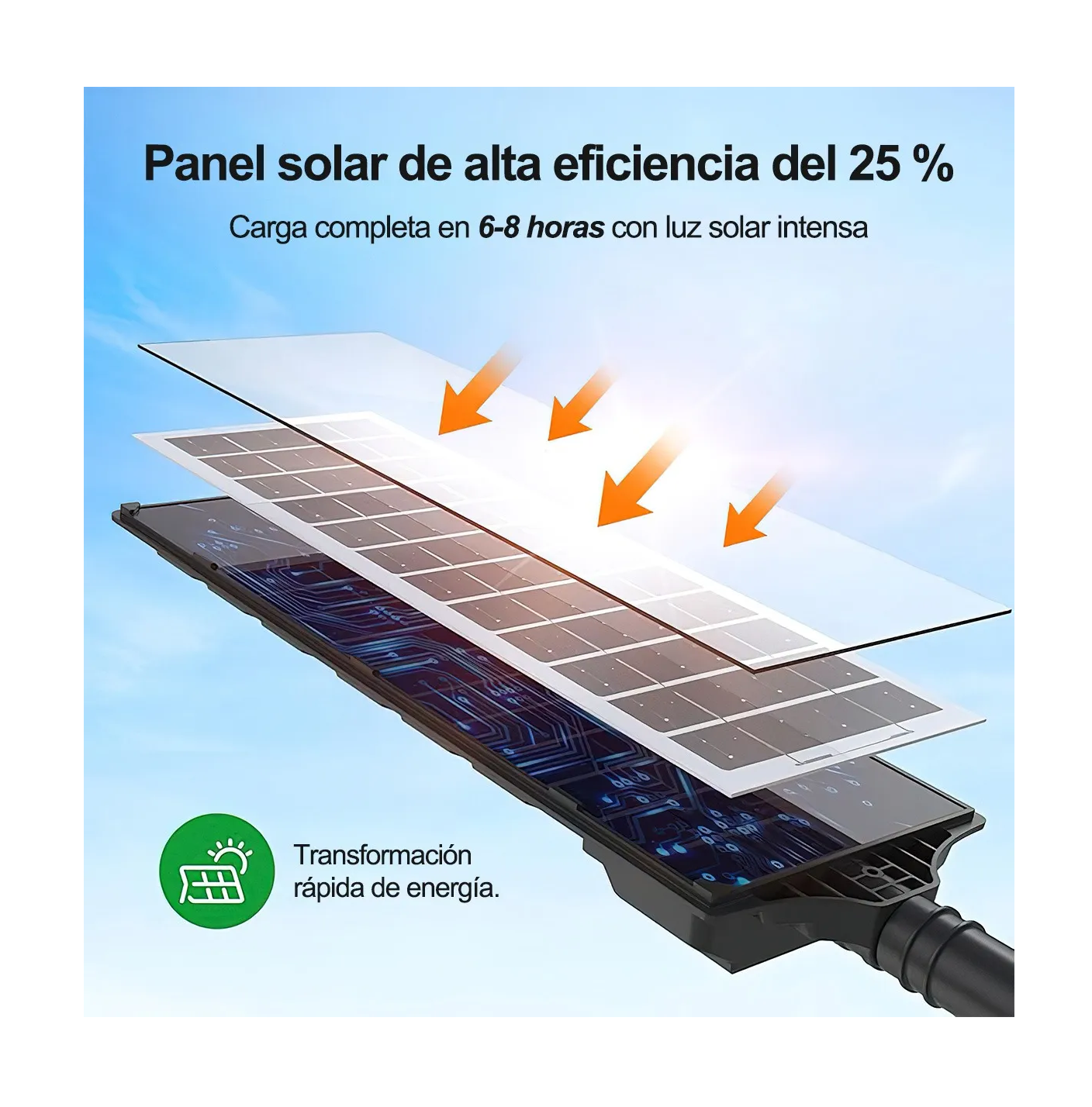 Foto 4 | Lámparas Luz Solar Exterior Para Jardín Luminaria Led 2 Pzs