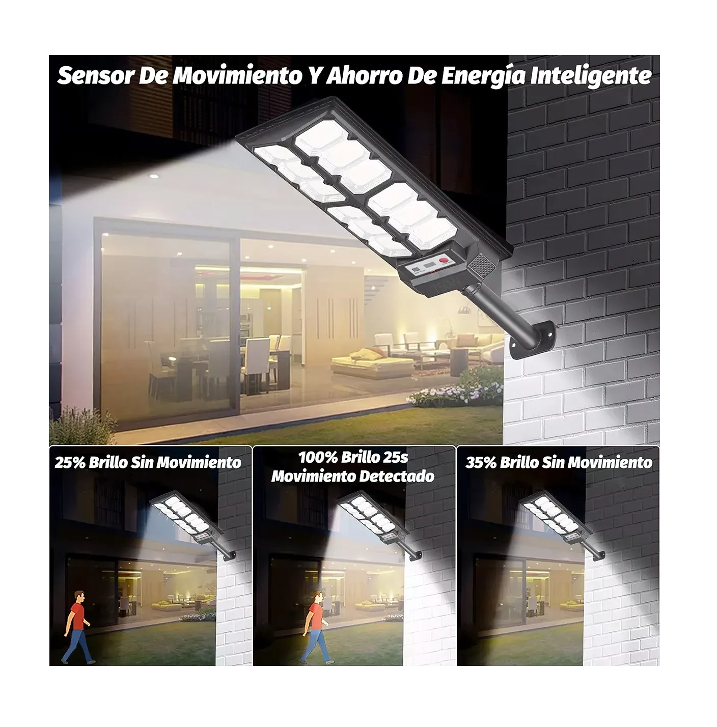 Foto 5 | Lámparas Luz Solar Exterior Para Jardín Luminaria Led 2 Pzs