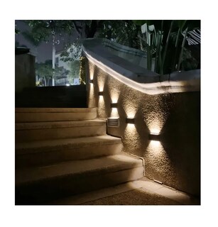 Foto 5 | Lámparas Luz Solar Led Para El Jardín De Exterior 6 Pzs Luz Cálida Blanca