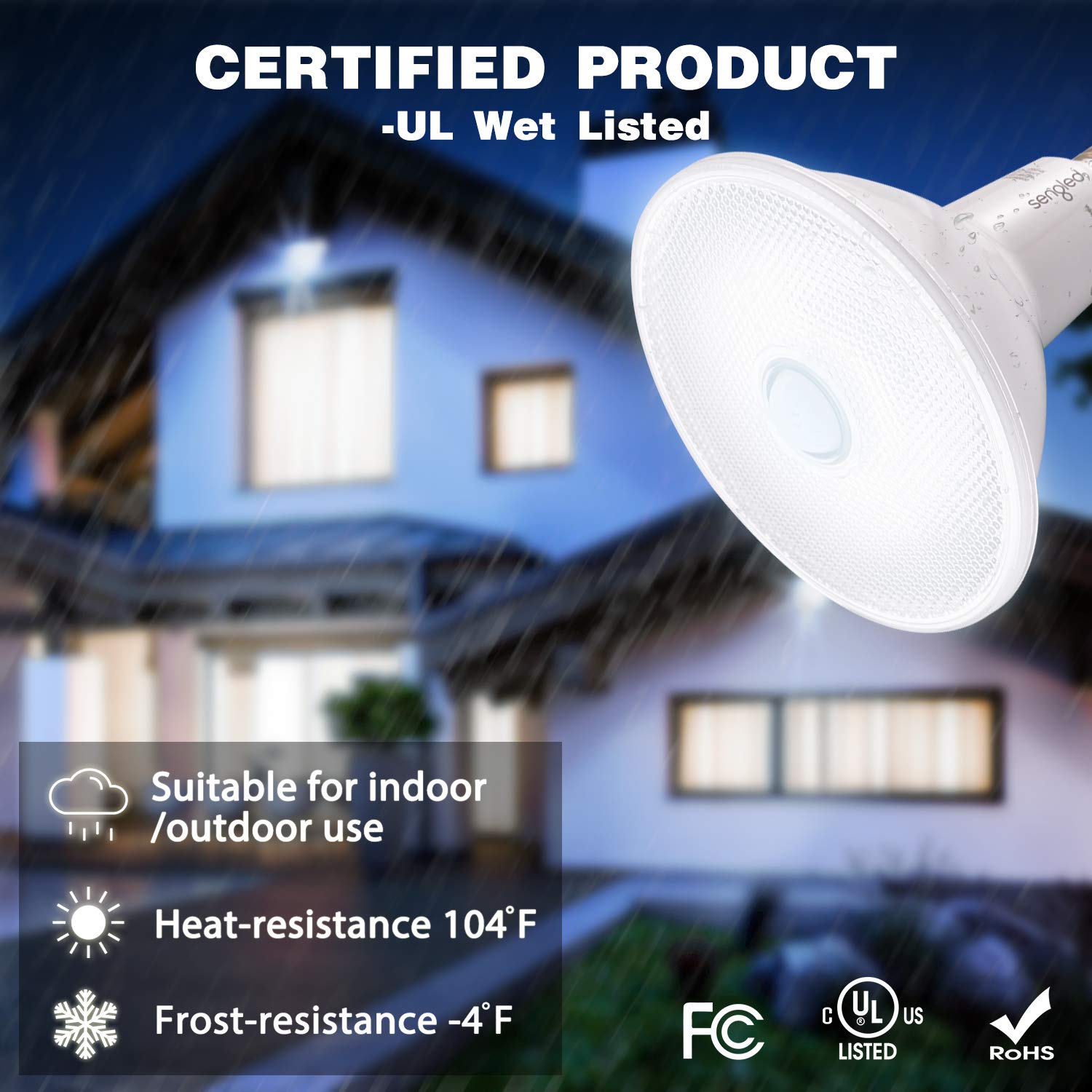 Foto 7 pulgar | Luz Exterior Con Sensor De Movimiento Sengled  4ª Generación  5000 K  1050 Lm  4 Unidades - Venta Internacional.