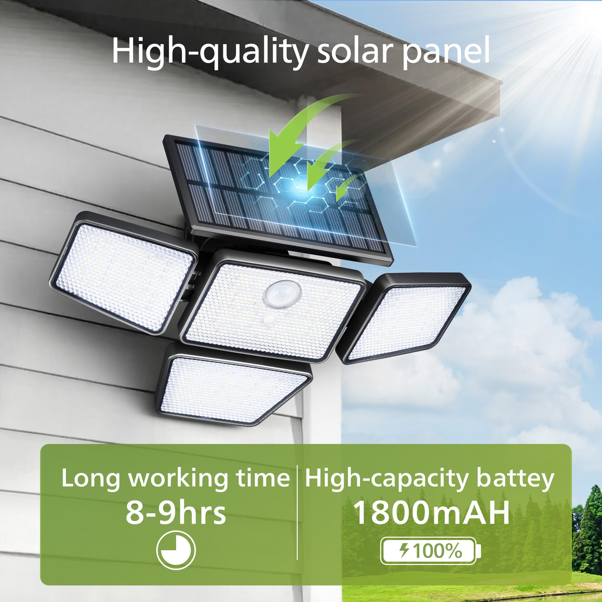 Foto 7 | Luz Solar De Seguridad Philips 196 Led Con Sensor De Movimiento Pir - Venta Internacional.
