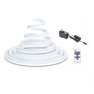 Foto 1 | Tiras De Led 10m Luz Neón Flexible 24v Con Control Remoto Eo Safe Imports Esi-9450 Blanco