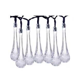 Foto 2 | Guirnalda De 60 Luces Led Solares Para Decoración Navideña Color Negro Con Transparente