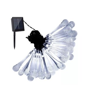 Foto 5 | Guirnalda De 60 Luces Led Solares Para Decoración Navideña Color Negro Con Transparente