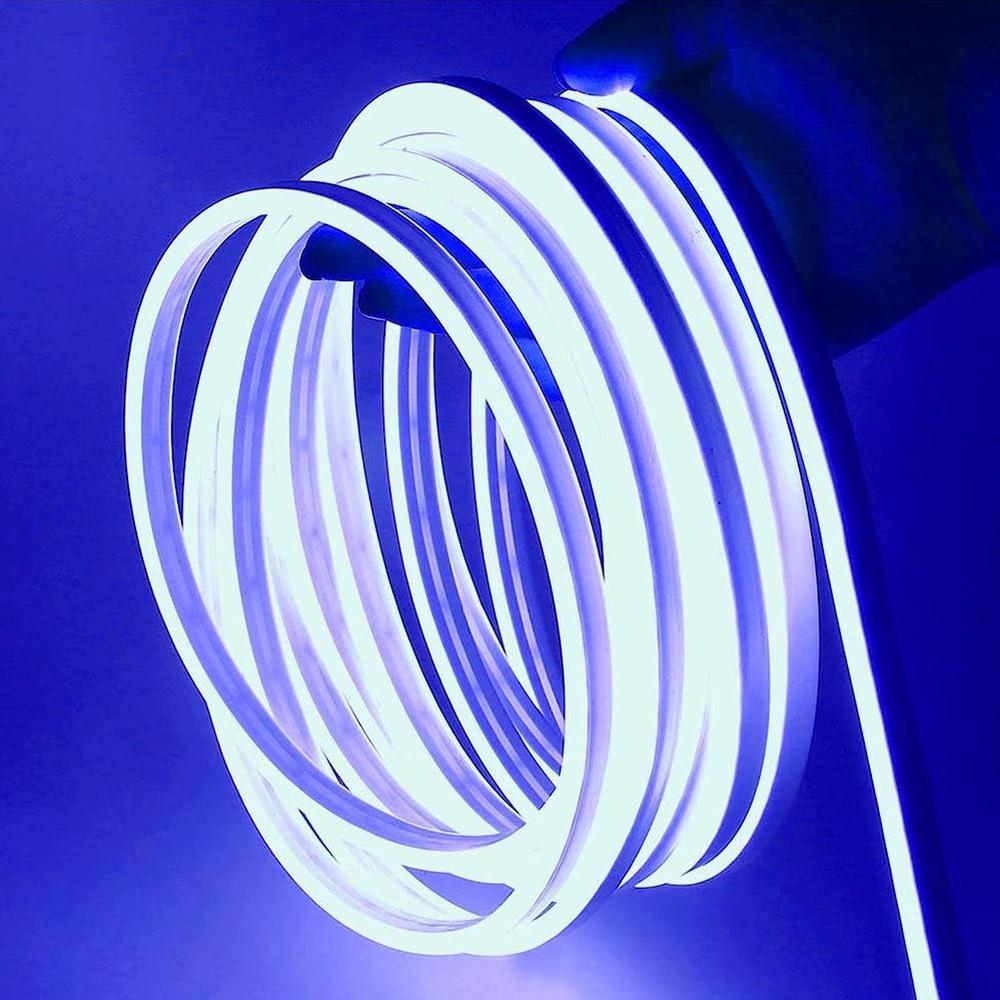 Foto 4 pulgar | Rollo Led Neon Flex Sl Prolight 5m 120led 12v Azul