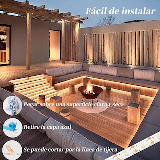 Foto 4 | Serie Luces Solares Eo Safe Imports ESI-10053 Blanco Led Uso Rudo 10 m