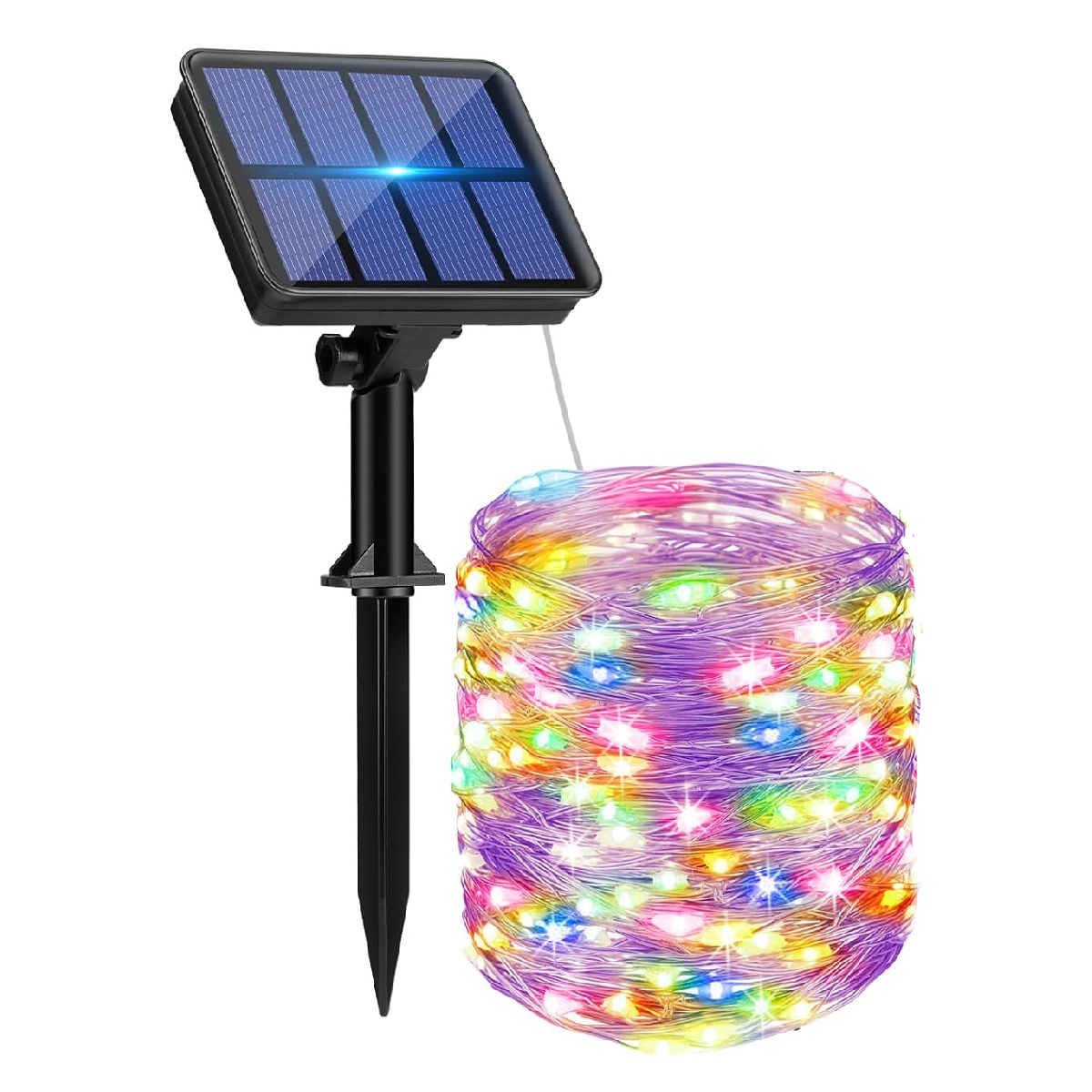 Foto 2 pulgar | Luces Cataratas Solares Eo Safe Imports ESI-10051 Multicolor 20 m 200 Luces Led 8 Modos